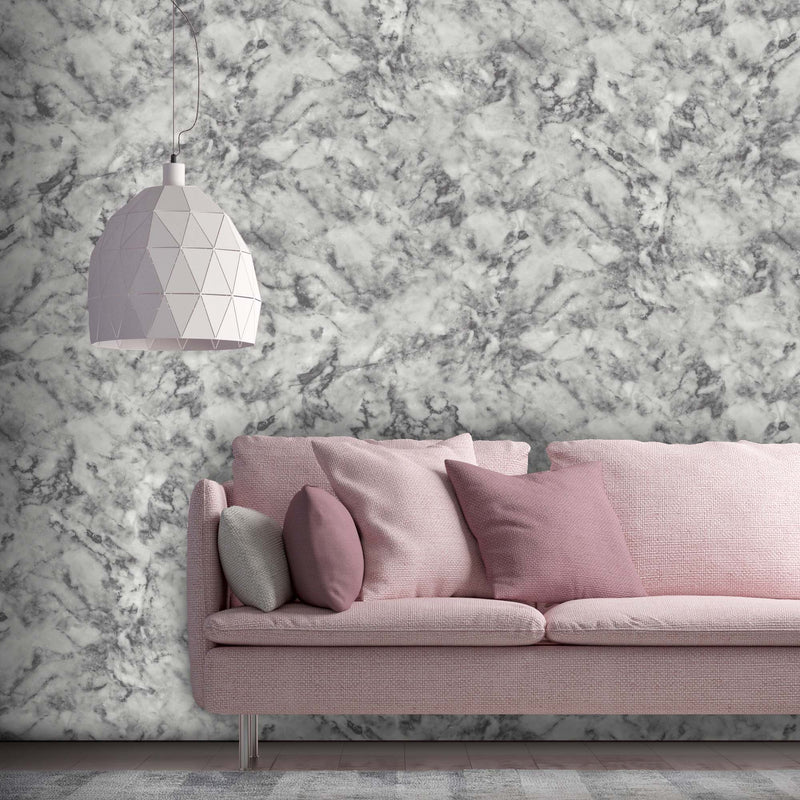 Marble Dove Grey Wallpaper