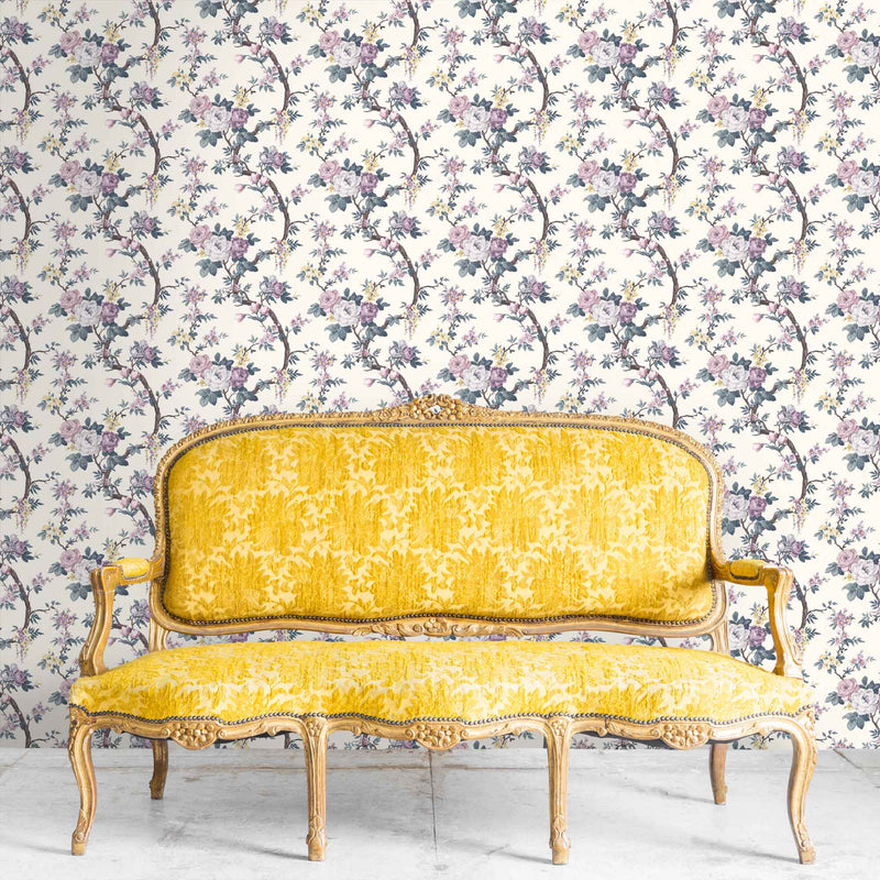 Ditsy Floral in Lavender Wallpaper By Woodchip & Magnolia