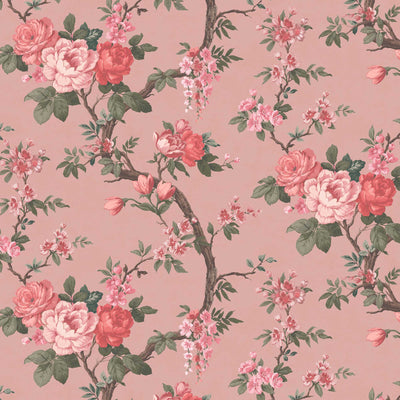 Ditsy Floral in Old Rose Wallpaper By Woodchip & Magnolia
