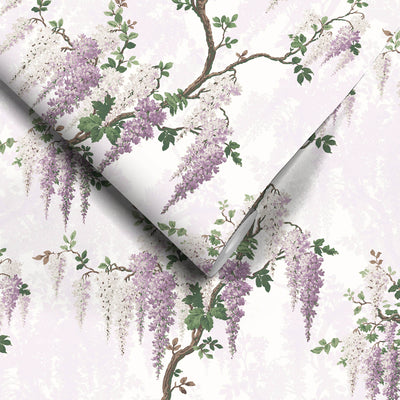 Wisteria Lilac Wallpaper