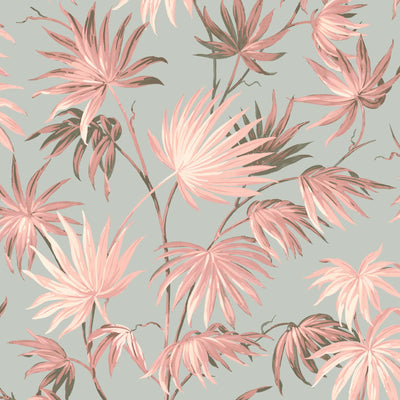 Va Va Frome Blush Eau De Nil Leaf Wallpaper By Woodchip & Magnolia