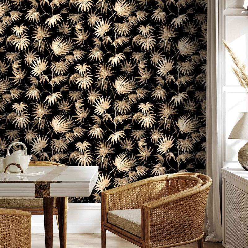 Va Va Frome Noir Black Wallpaper