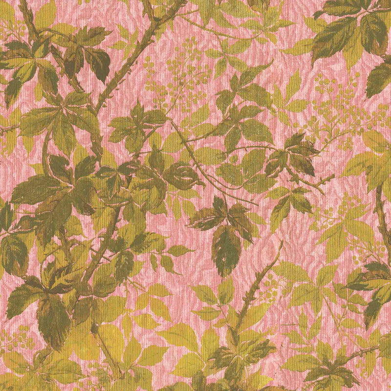 Tropic Sunset Pink Wallpaper