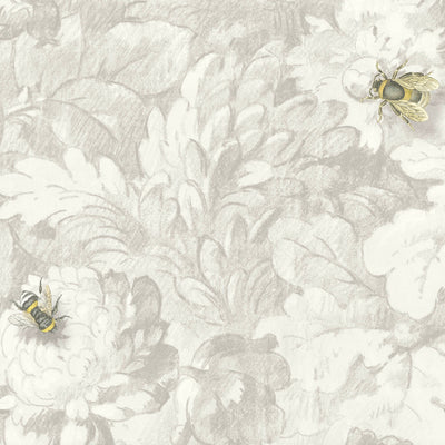Busy Bee Natural Wallpaper