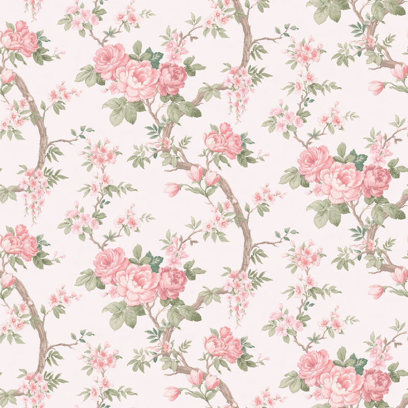 Ditsy Floral in Rose Pink Wallpaper by Woodchip & Magnolia