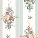 Dynasty Stripe In Mint Wallpaper