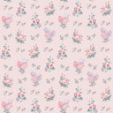 Posies in Pale Pink Wallpaper