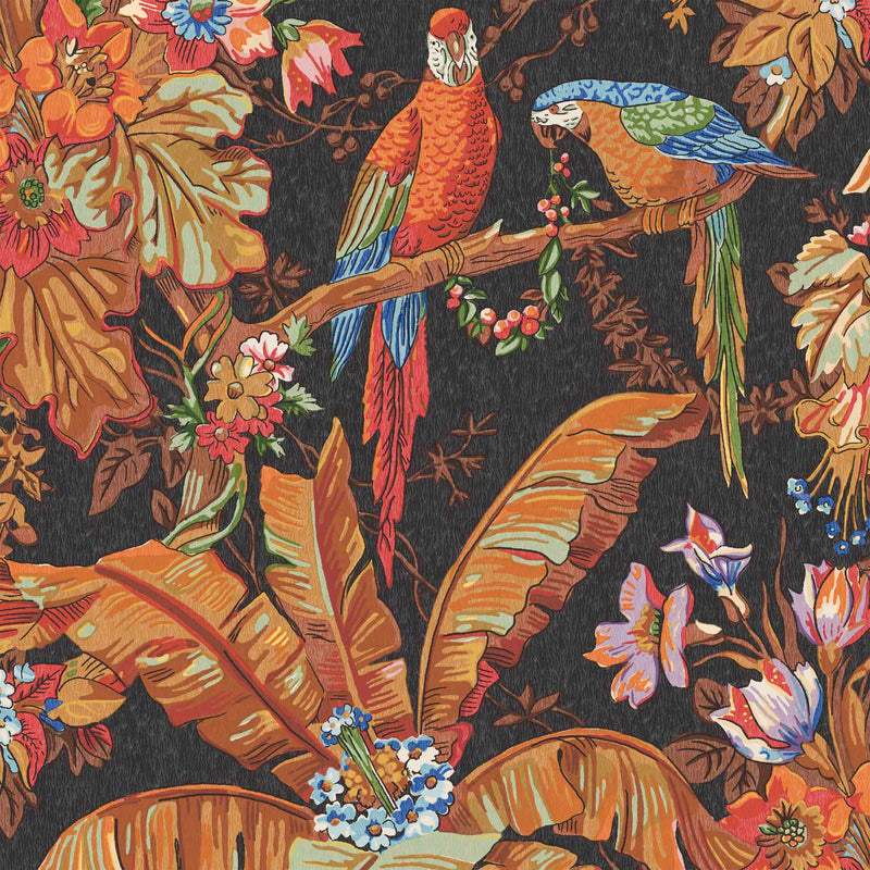 Parrot Talk Terracotta Sunset Wallpaper