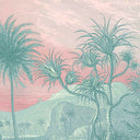 Sunrise Teal Mural