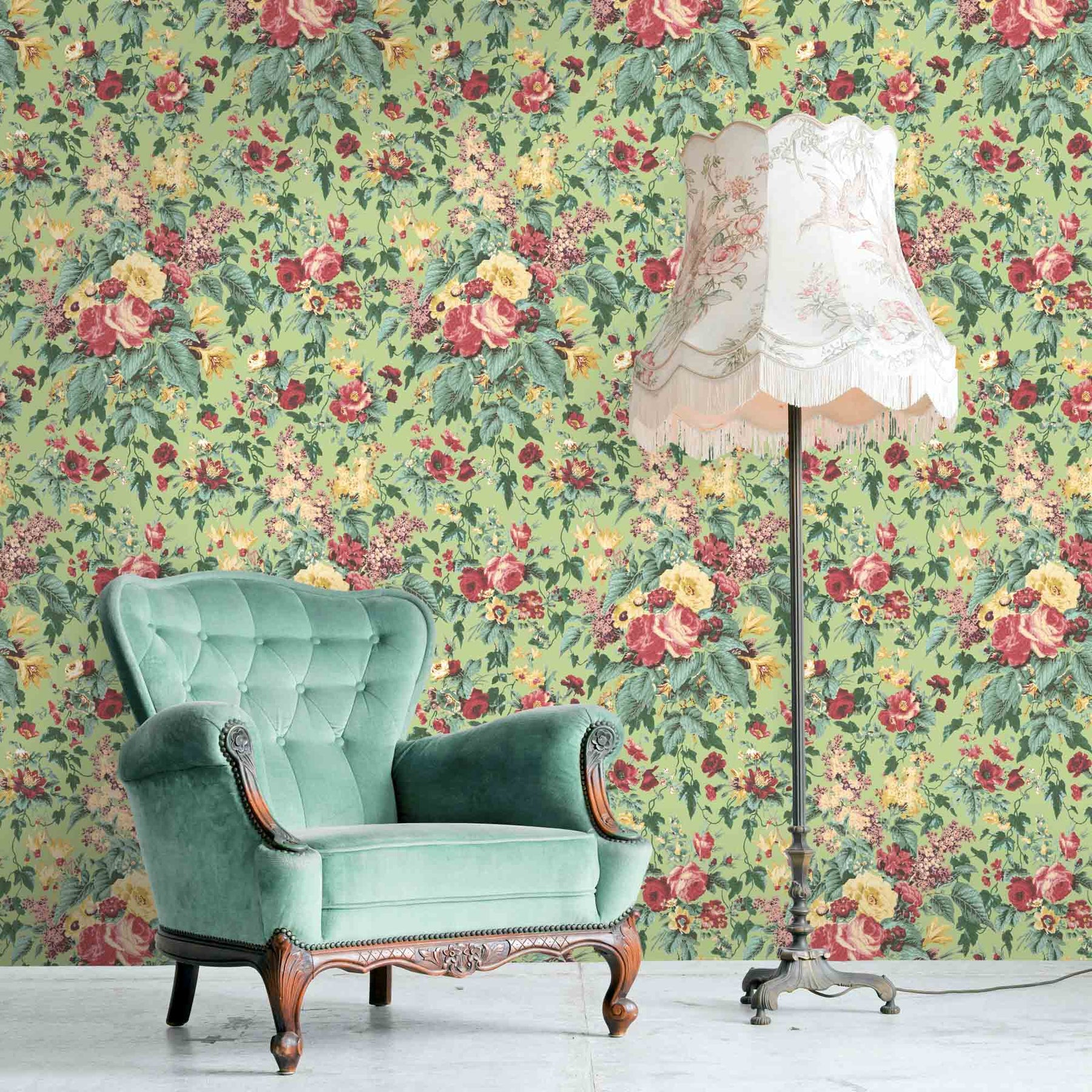 Prints By Rachael - Green Floral | System wallpaper, Cute patterns wallpaper,  Apple watch wallpaper