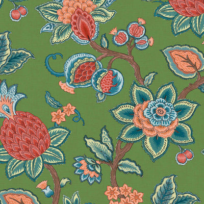 Doris Jacobean Fern Floral Wallpaper By Woodchip & Magnolia 