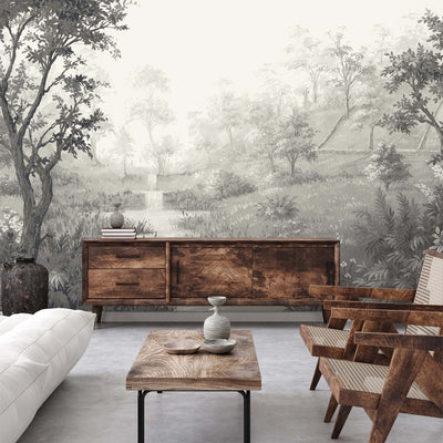 Nidra Pebble Grey Mural