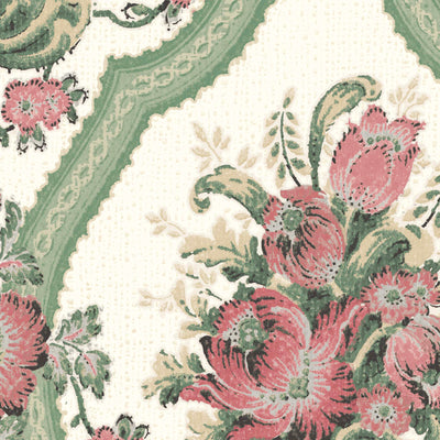 Victoriana Orchard Green Wallpaper