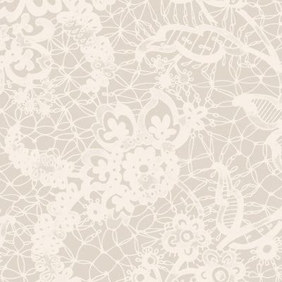 Heirloom Celestial Natural Lace Wallpaper