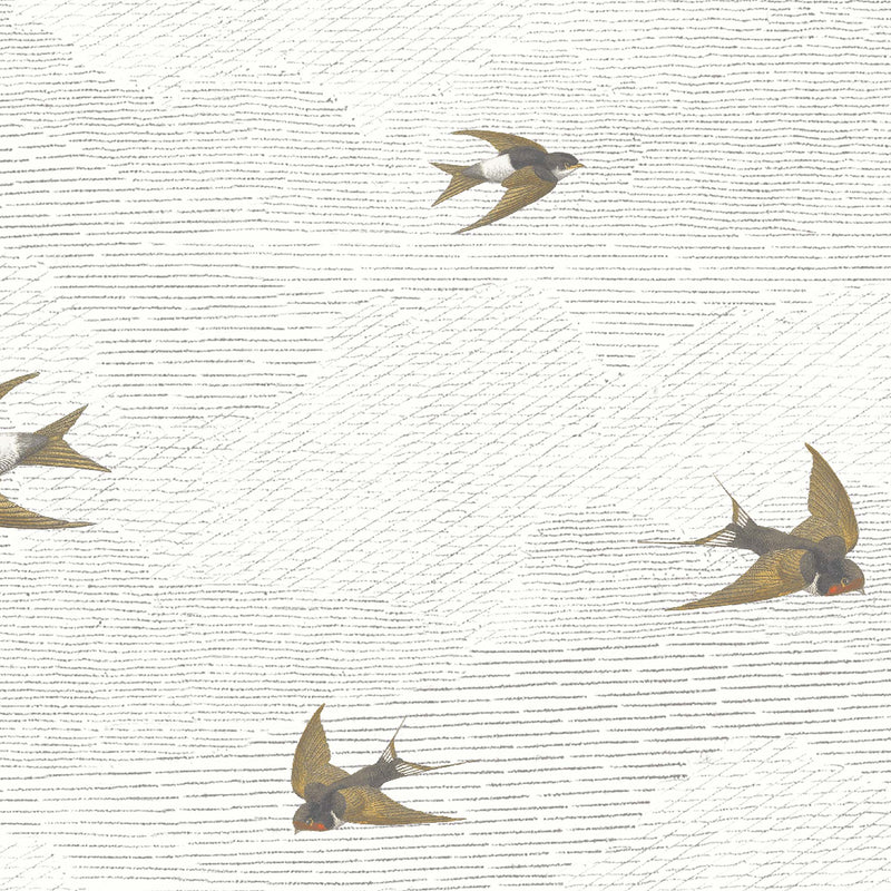 Sweeping Swallows Wallpaper