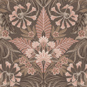 Mirk Peat Brown Wallpaper