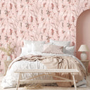 Blossom Burnt Orange & Blush Wallpaper
