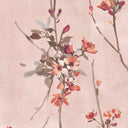 Blossom Burnt Orange & Blush Wallpaper