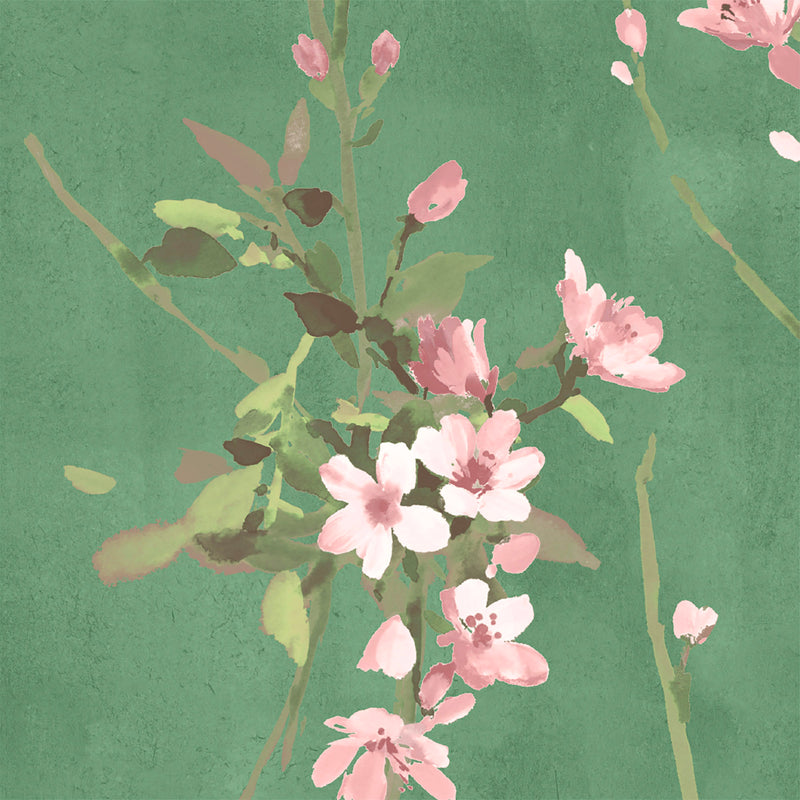 Blossom Evergreen Wallpaper