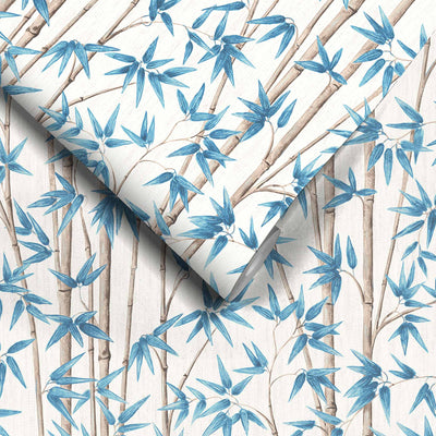 Bamboozle Cornflower Wallpaper