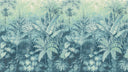 Biome Inky Blue Mural
