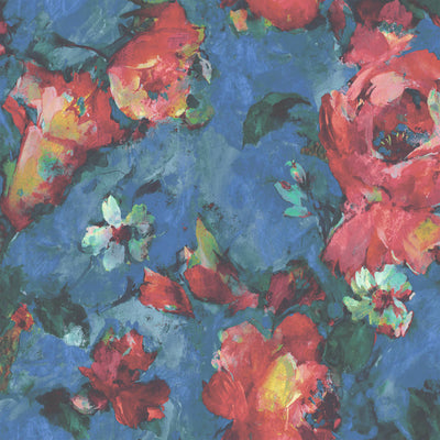 Expressive Floral Wallpaper