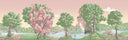 Pavilion Gardens Blush Green Mural