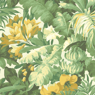 Canopy Moss/Yellow Wallpaper