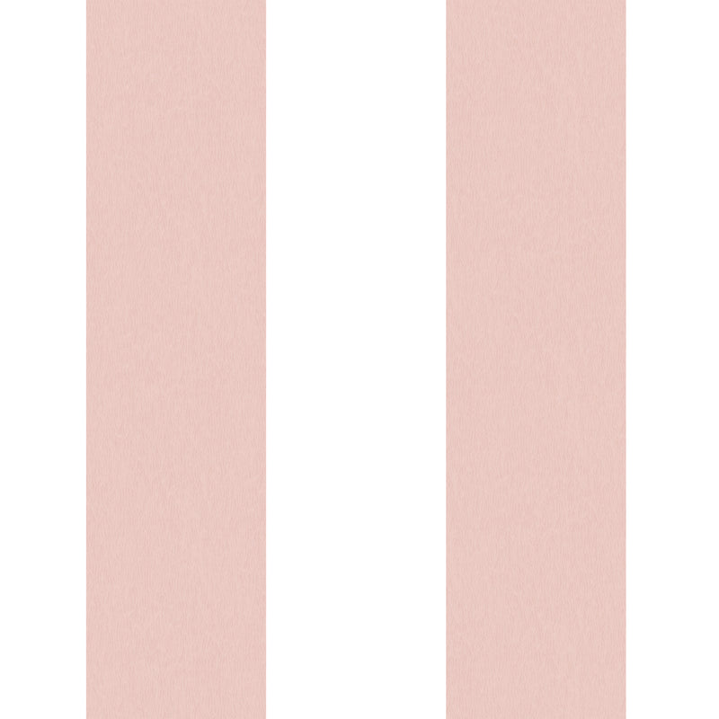 Awning Stripe Blush Pink Wallpaper