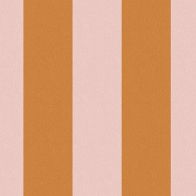 Awning Stripe Pink Cloud/Gorse Wallpaper