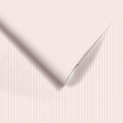 Matchstick Stripe Blush Pink Wallpaper