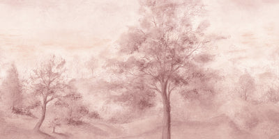 Quarlton Mural Blush Pink