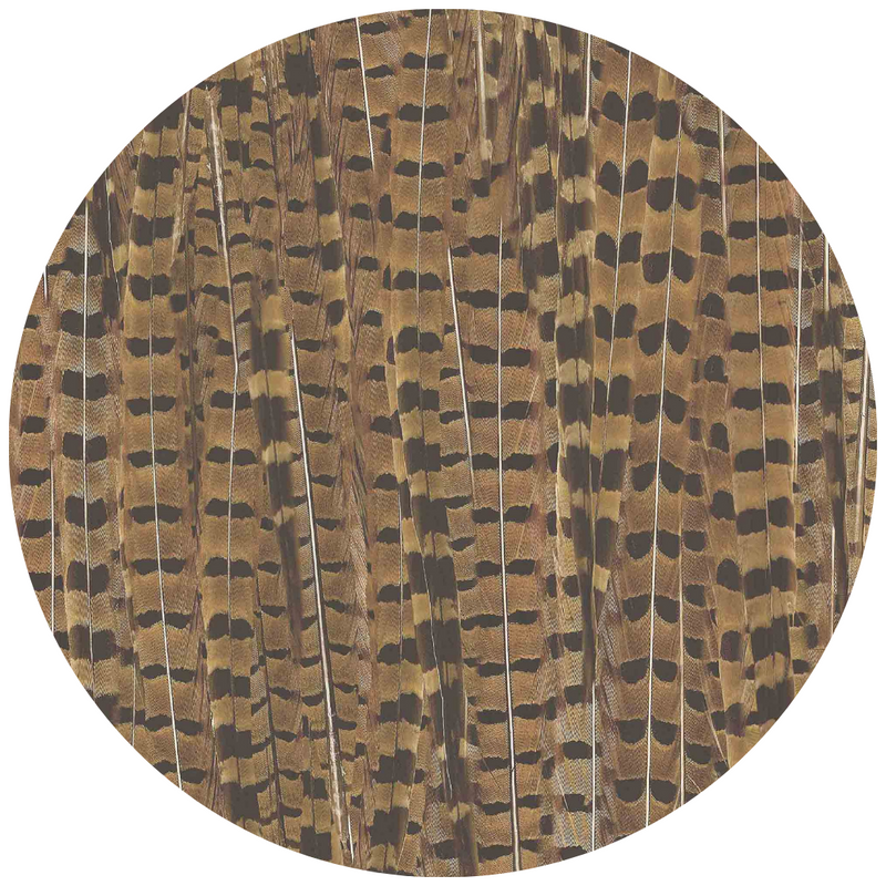 Pheasant Brown Linen Fabric