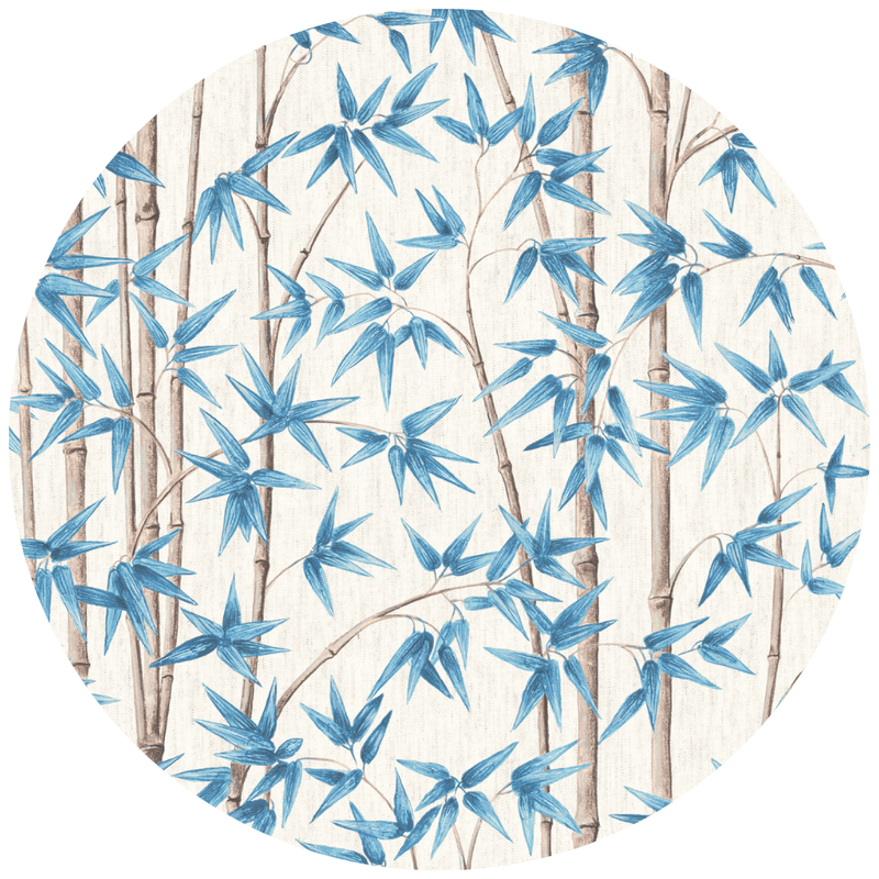 Bamboozle Cornflower Linen Fabric