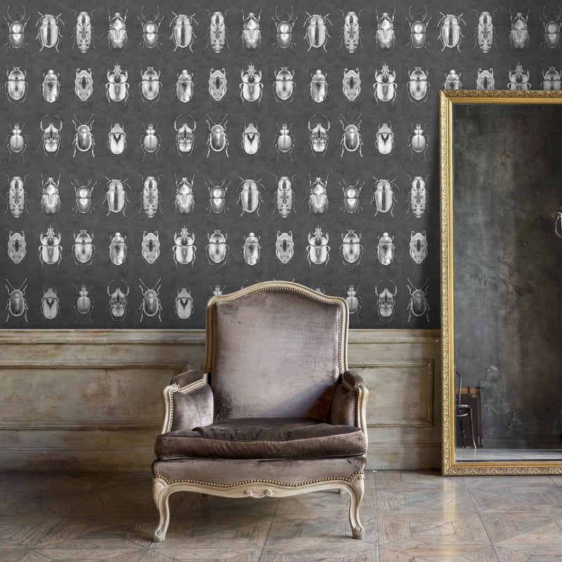Beetle Jewels beetle insect Wallpaper by Woodchip & Magnolia 