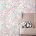 Flow in Blush/Teal by Woodchip & Magnolia 