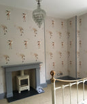 'Legs Eleven' Flamingo Wallpaper