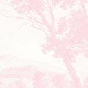 Peaceful Countryside Pink Mural