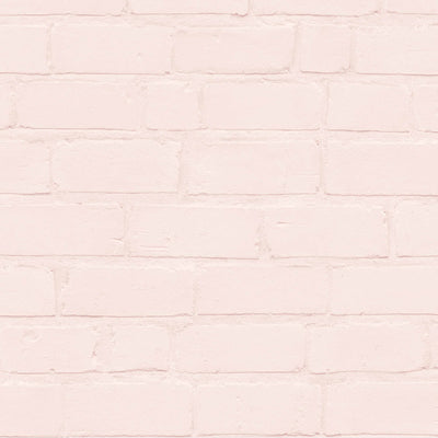 Painted Blush Brick Wallpaper By Woodchip & Magnolia