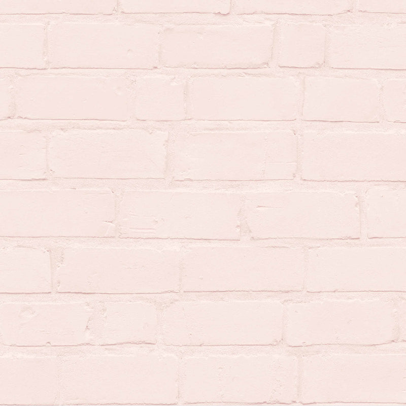 Painted Blush Brick Wallpaper By Woodchip & Magnolia