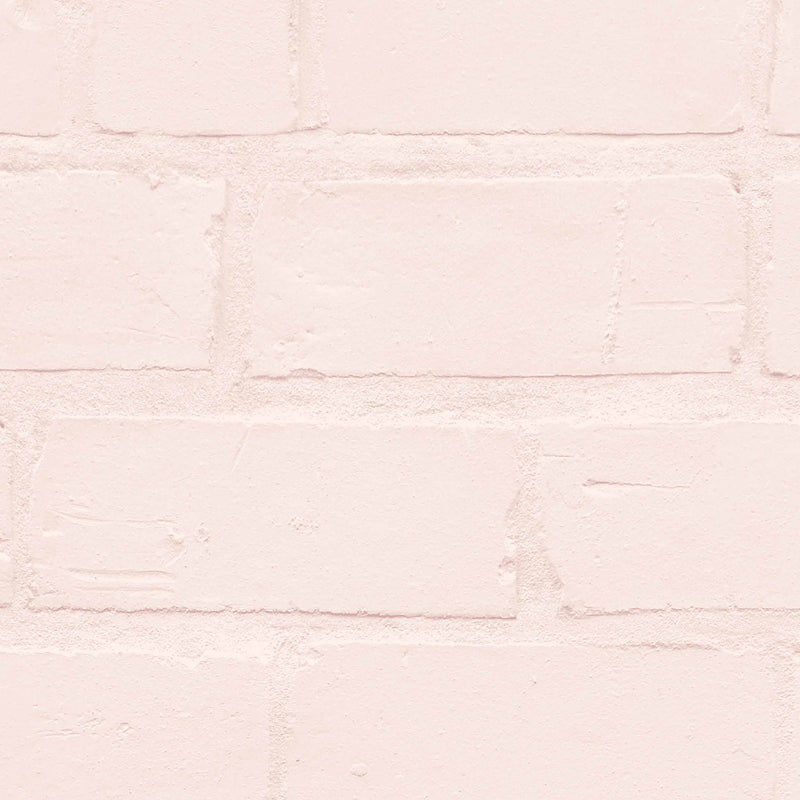 Painted Blush Brick Wallpaper By Woodchip & Magnolia