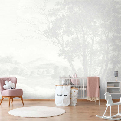 Peaceful Countryside Wallpaper Mural by Woodchip and Magnolia 